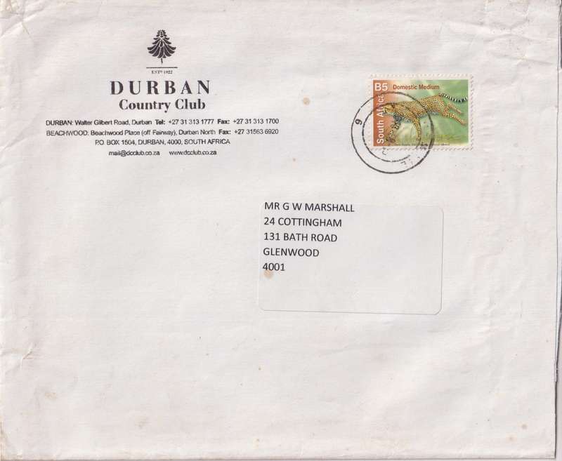Postal History RSA