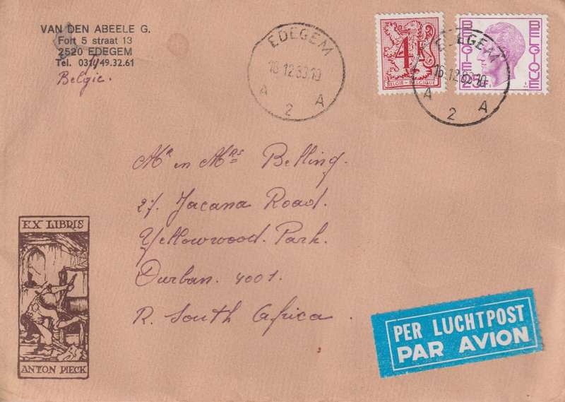 Postal History Belgium
