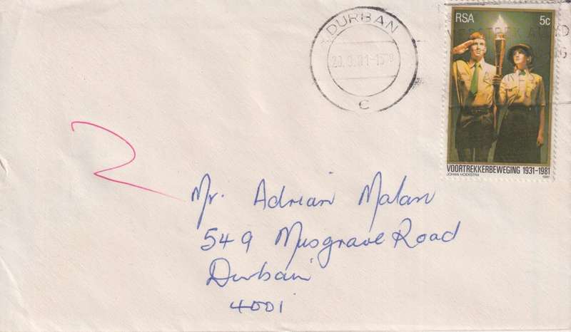 Postal History RSA