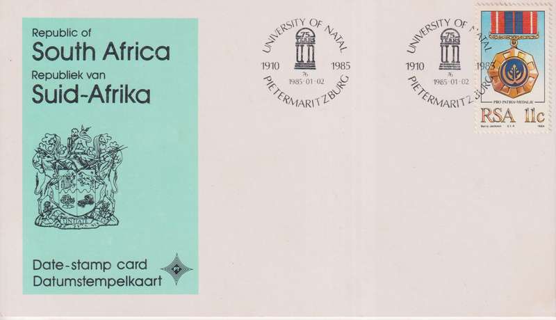 Stamps Date Stamp card RSA