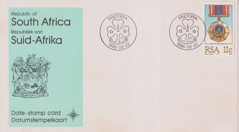 Stamps Date Stamp card RSA