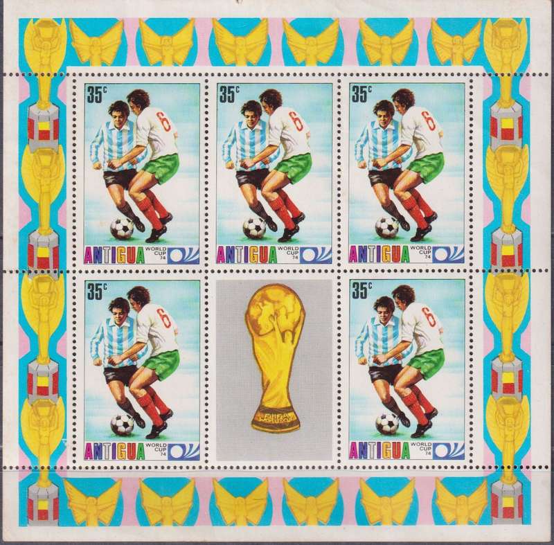 Stamp Antigua World Cup 74