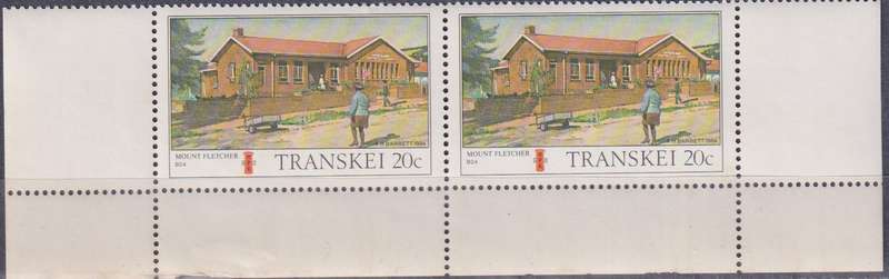 Stamp Control Blocks Transkei