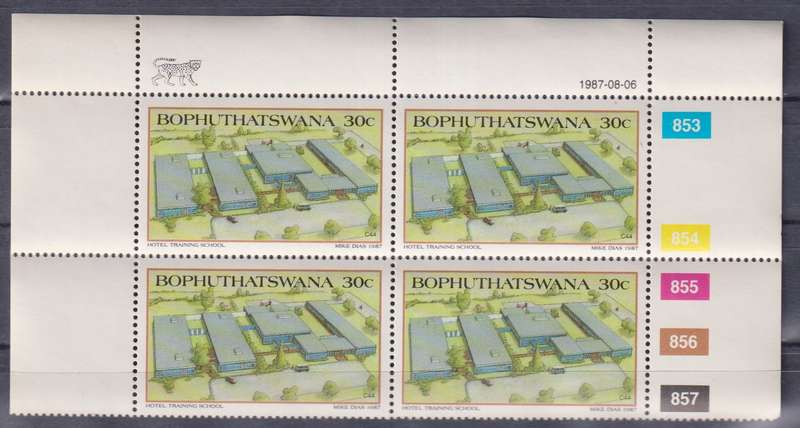 Stamps Control Block Bophuthatswana