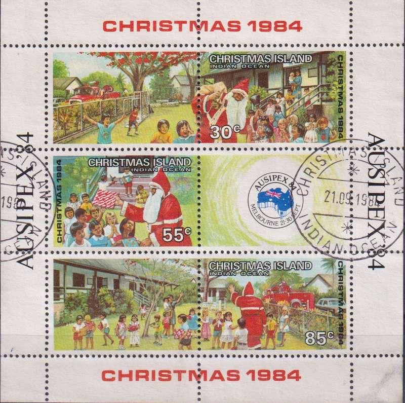 Stamps Christmas Stamps Ausipex 84 Indian Ocean