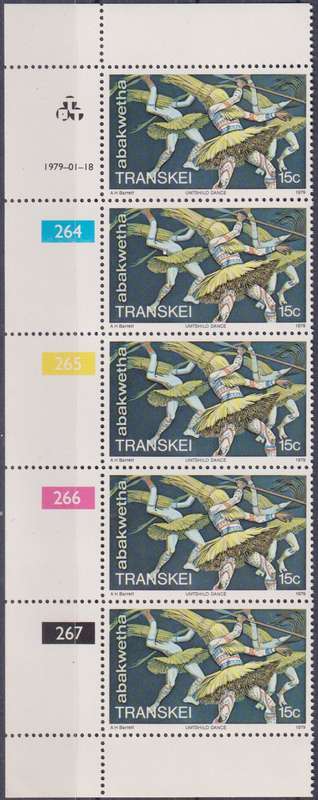 Stamp Control Blocks Transkei