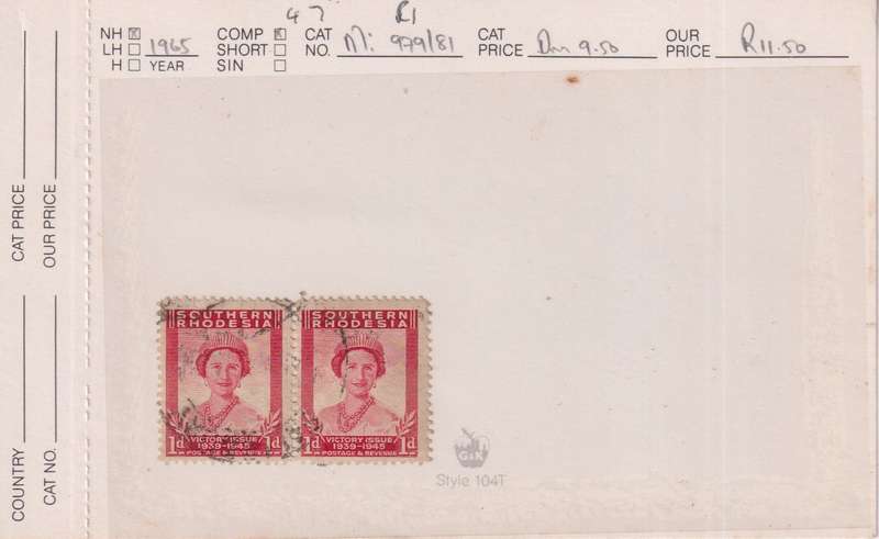 Stamp Rhodesia