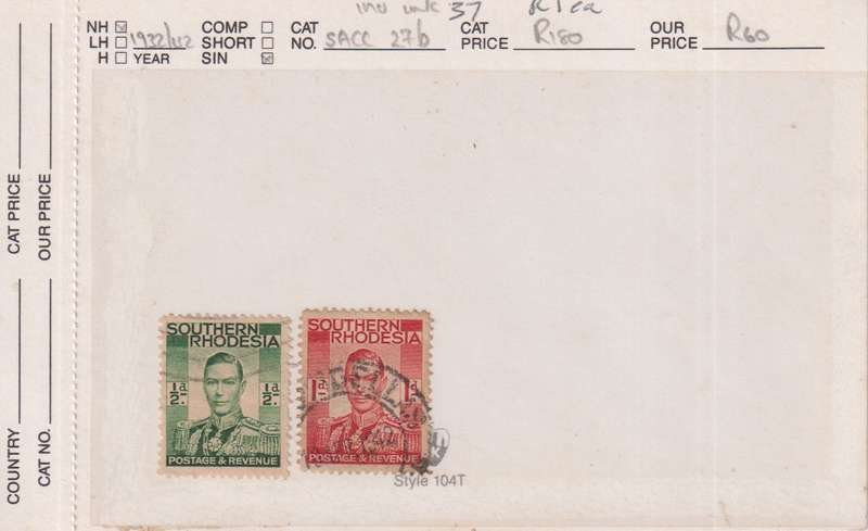 Stamp Rhodesia