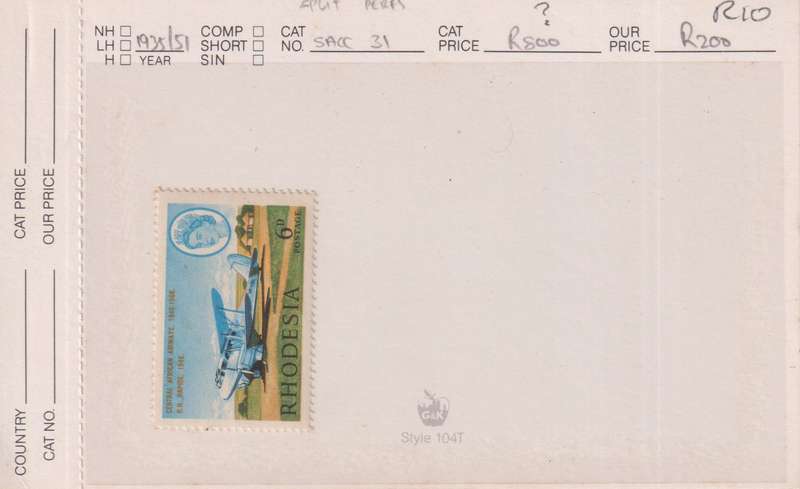 Stamp Rhodesia