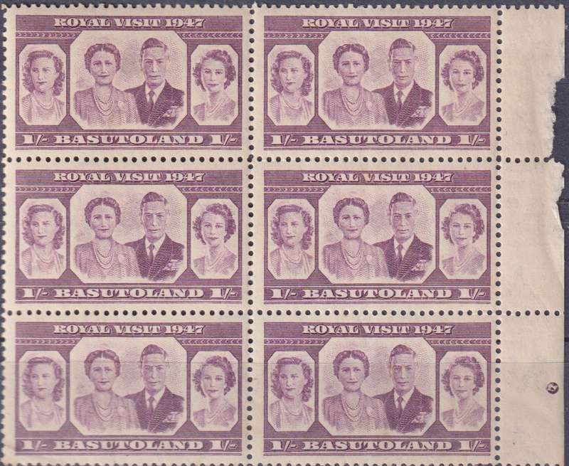 Stamps Basutoland 1947 Royal Visit