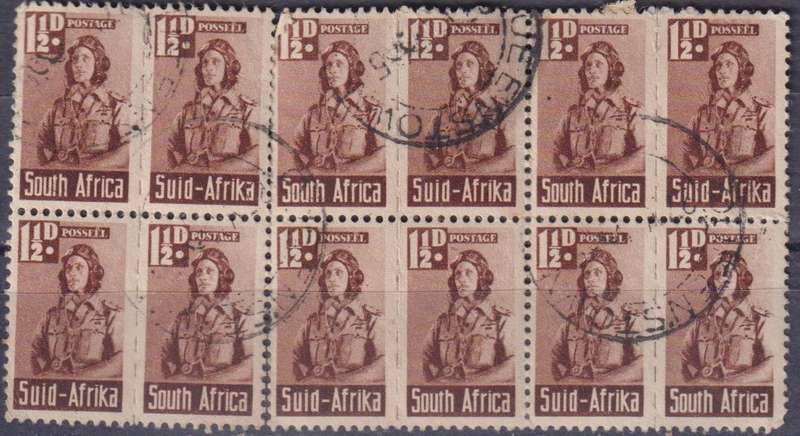 Stamps RSA 1942 War Effort - Prices are for Single Stamps