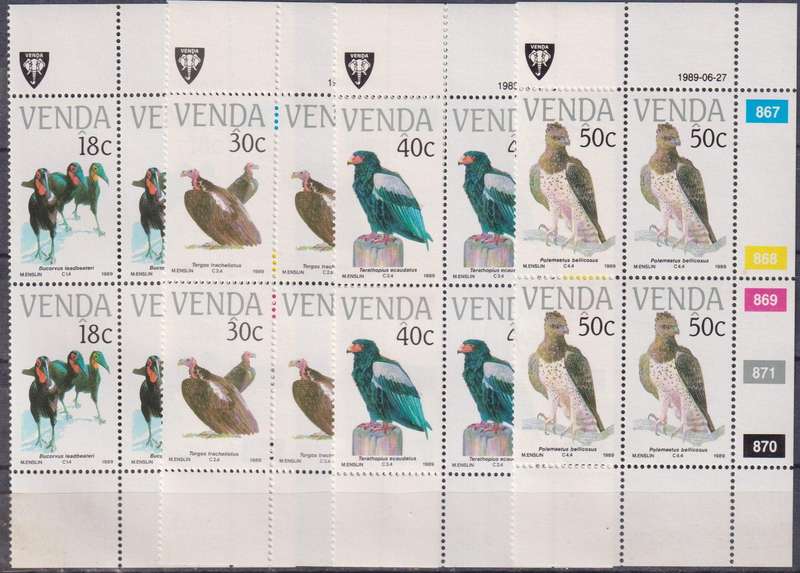 Stamps Control Blocks Venda