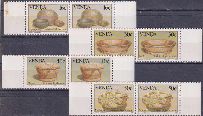 Stamps Control Blocks Transkei