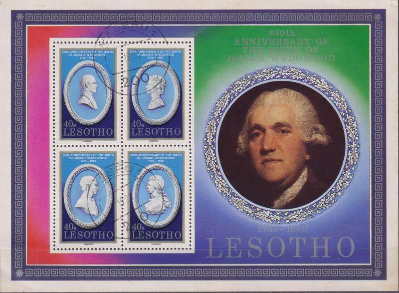Stamps Control Blocks Lesotho