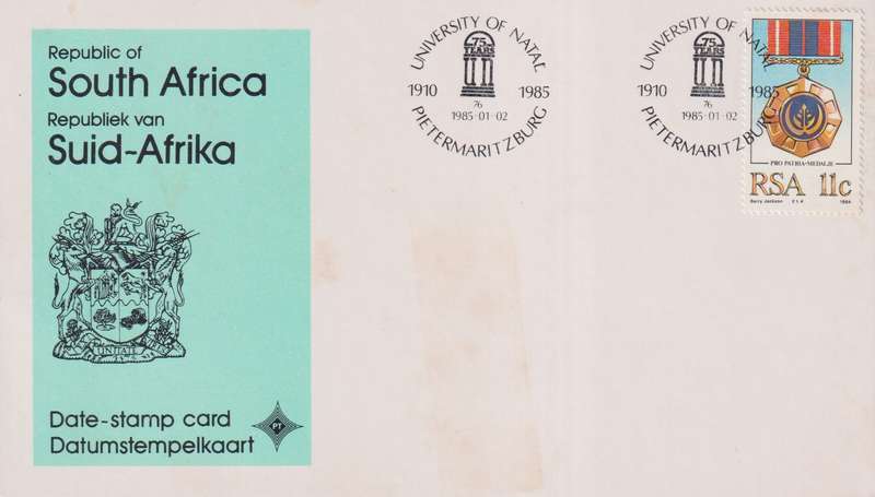 Stamps Date Stamp card RSA