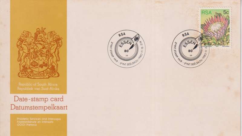 Stamps Date Stamp card RSA
