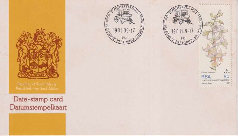 Stamps Date Stamp card RSA