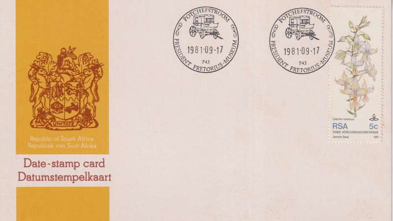 Stamps Date Stamp card RSA