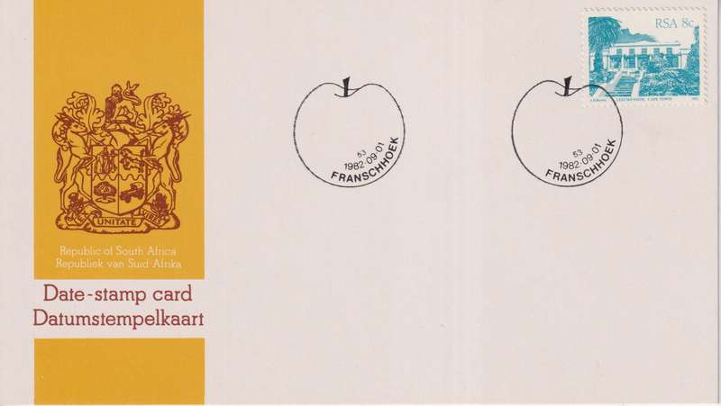 Stamps Date Stamp card RSA