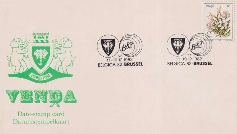 Fist Day Stamp Card Venda