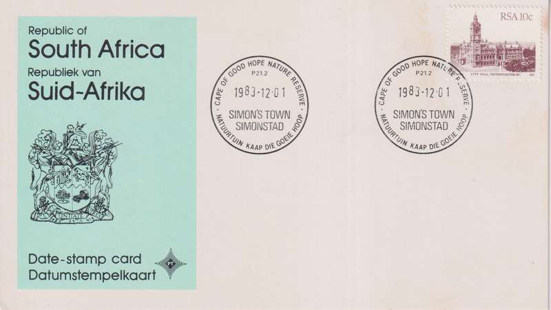 Stamps Date Stamp card RSA