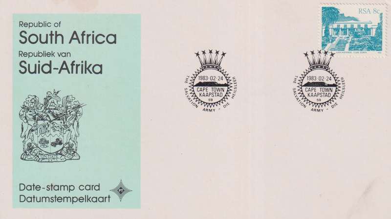 Stamps Date Stamp card RSA