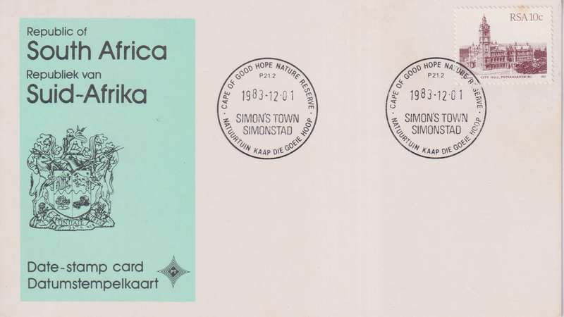 Stamps Date Stamp card RSA