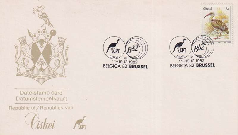 Fist Day Stamp Card Ciskei