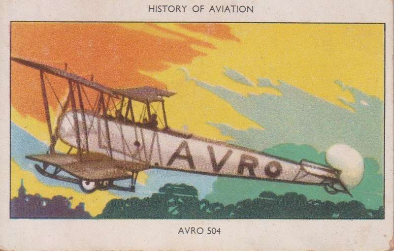 Cigarette Card History Of Aviation No. 8