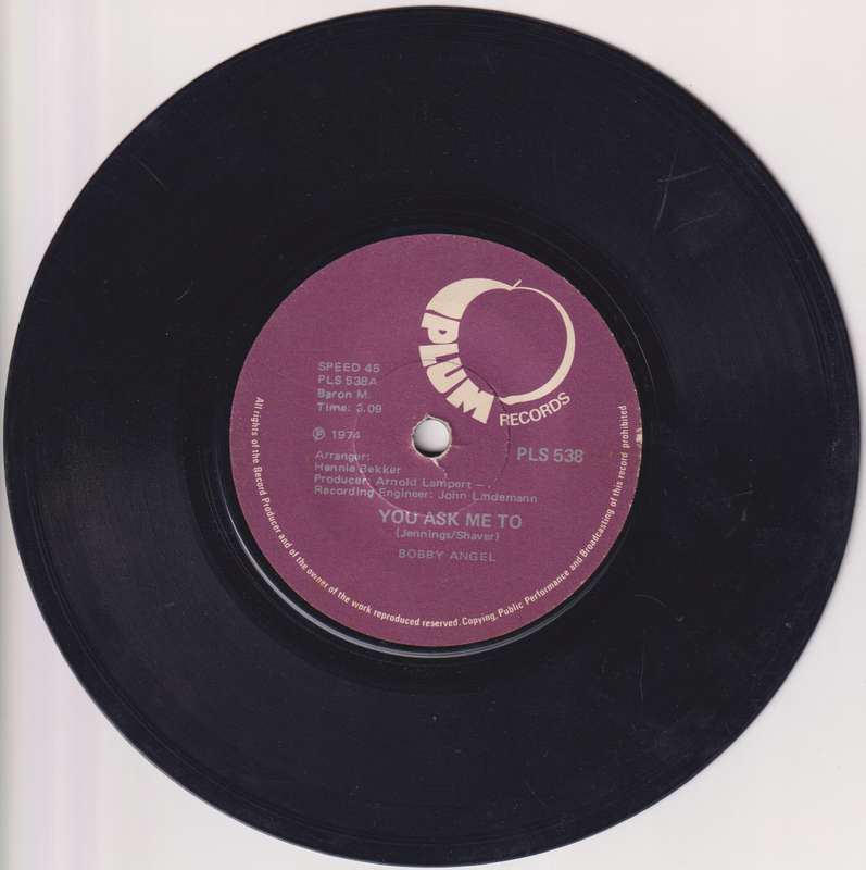 Seven Single LP / Vinyl Bobby Angel