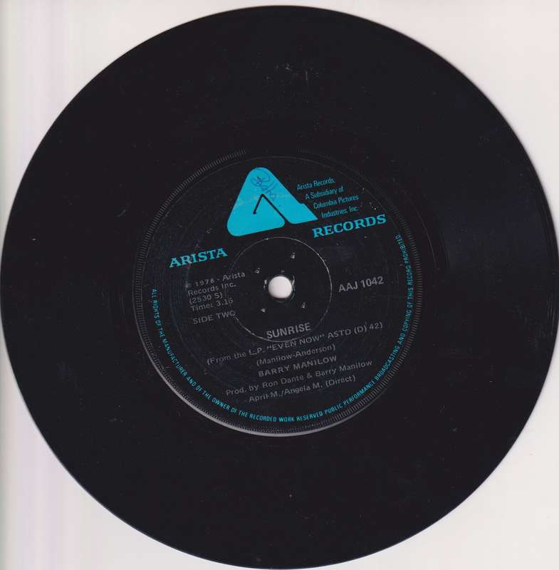Seven Single LP / Vinyl Barry Manilow