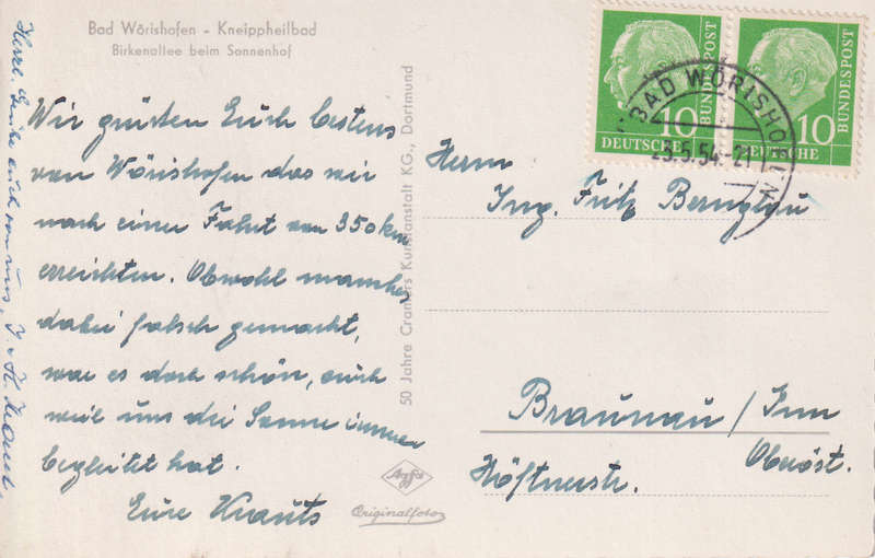 Post Cards / Maxi Card used