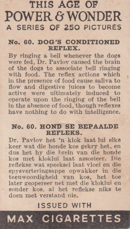 Cigarette Card This Age of Power & Wonder No. 60
