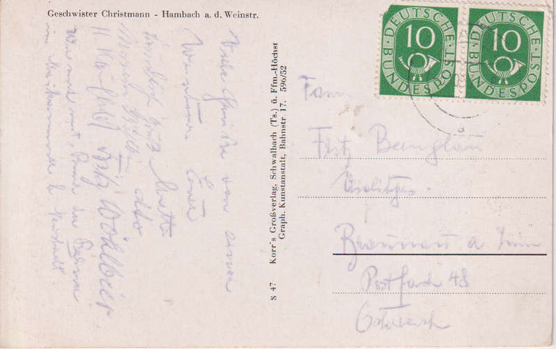 Post Cards / Maxi Card used