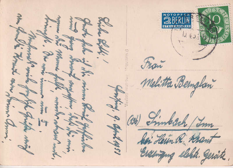Post Cards / Maxi Card used