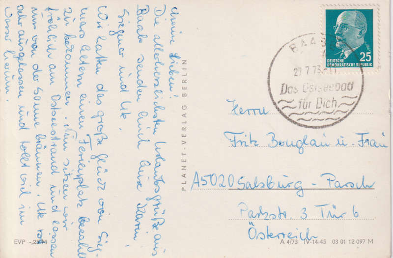 Post Cards / Maxi Card used