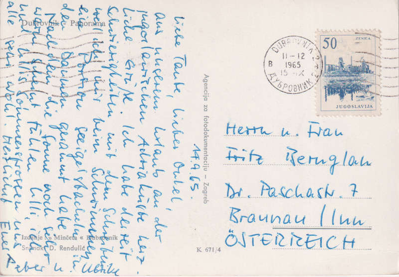 Post Cards / Maxi Card used