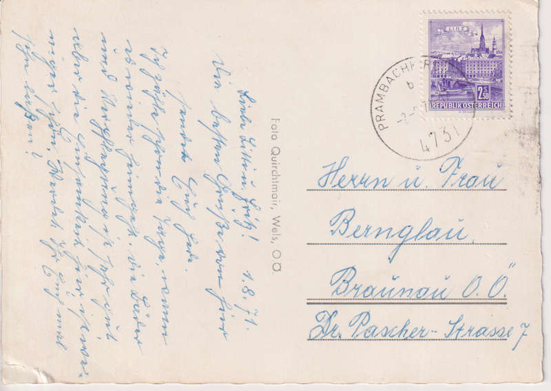 Post Cards / Maxi Card used
