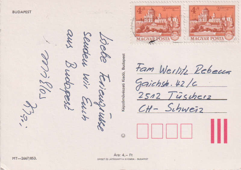 Post Cards / Maxi Card used