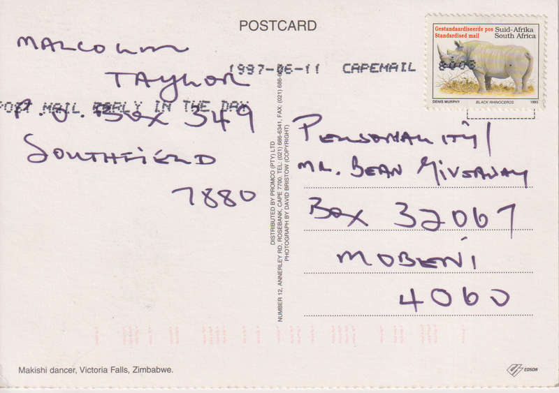Post Cards / Maxi Card used