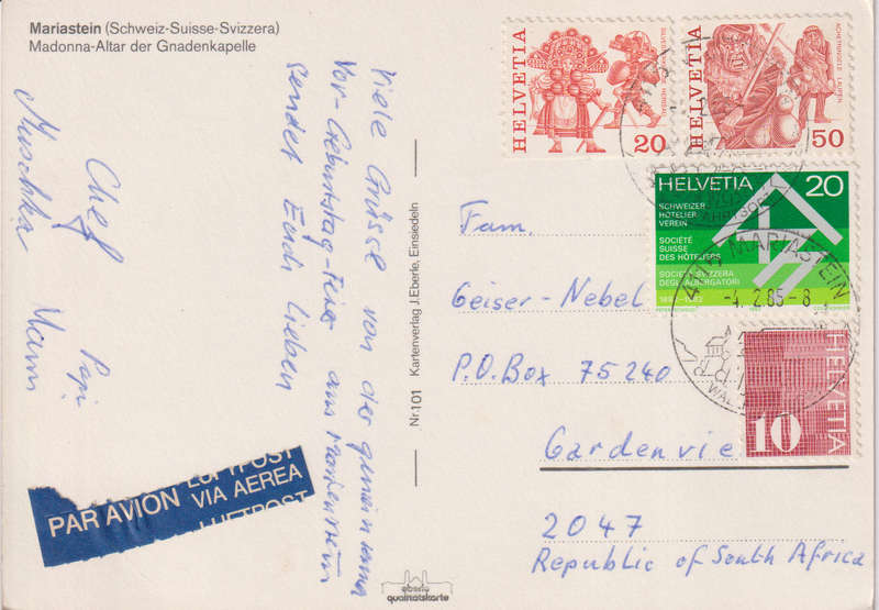 Post Cards / Maxi Card used