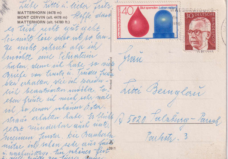 Post Cards / Maxi Card used