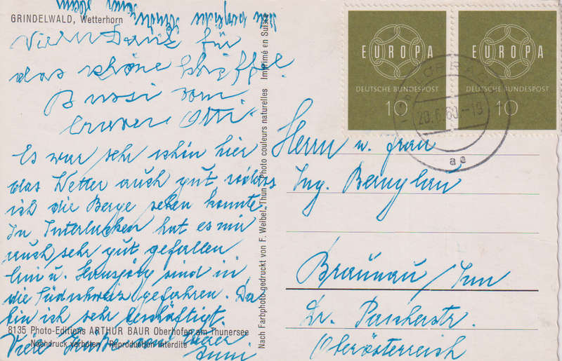 Post Cards / Maxi Card used