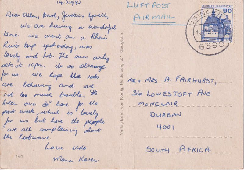 Post Cards / Maxi Card used