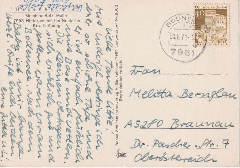 Post Cards / Maxi Card used