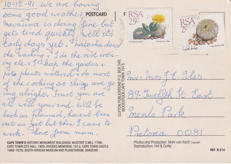 Post Cards / Maxi Card used