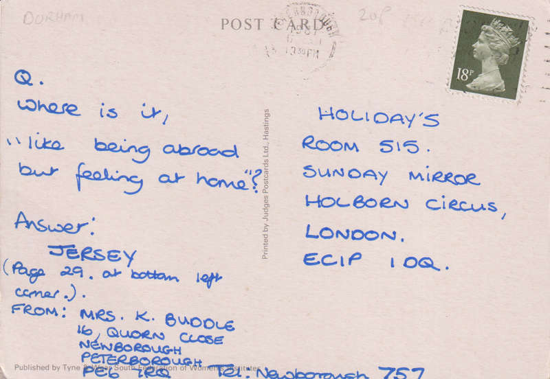 Post Cards / Maxi Card used