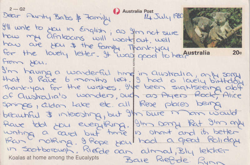 Post Cards / Maxi Card used