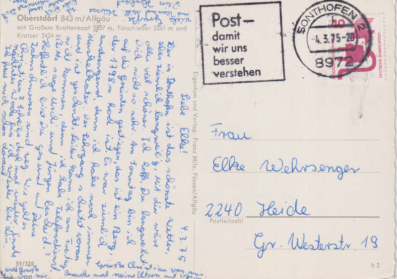 Post Cards / Maxi Card used