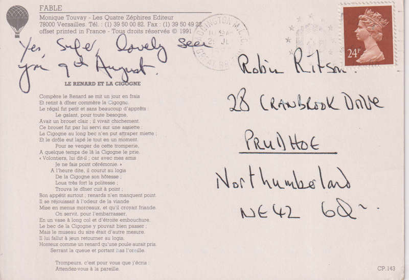 Post Cards / Maxi Card used